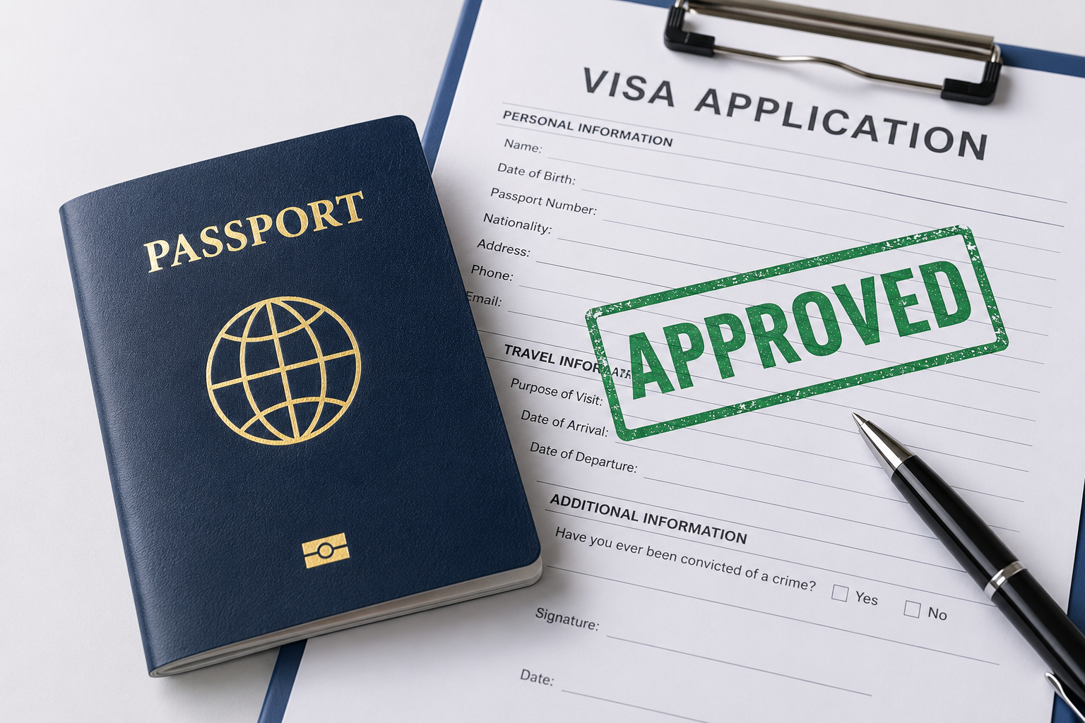 Visa approved image