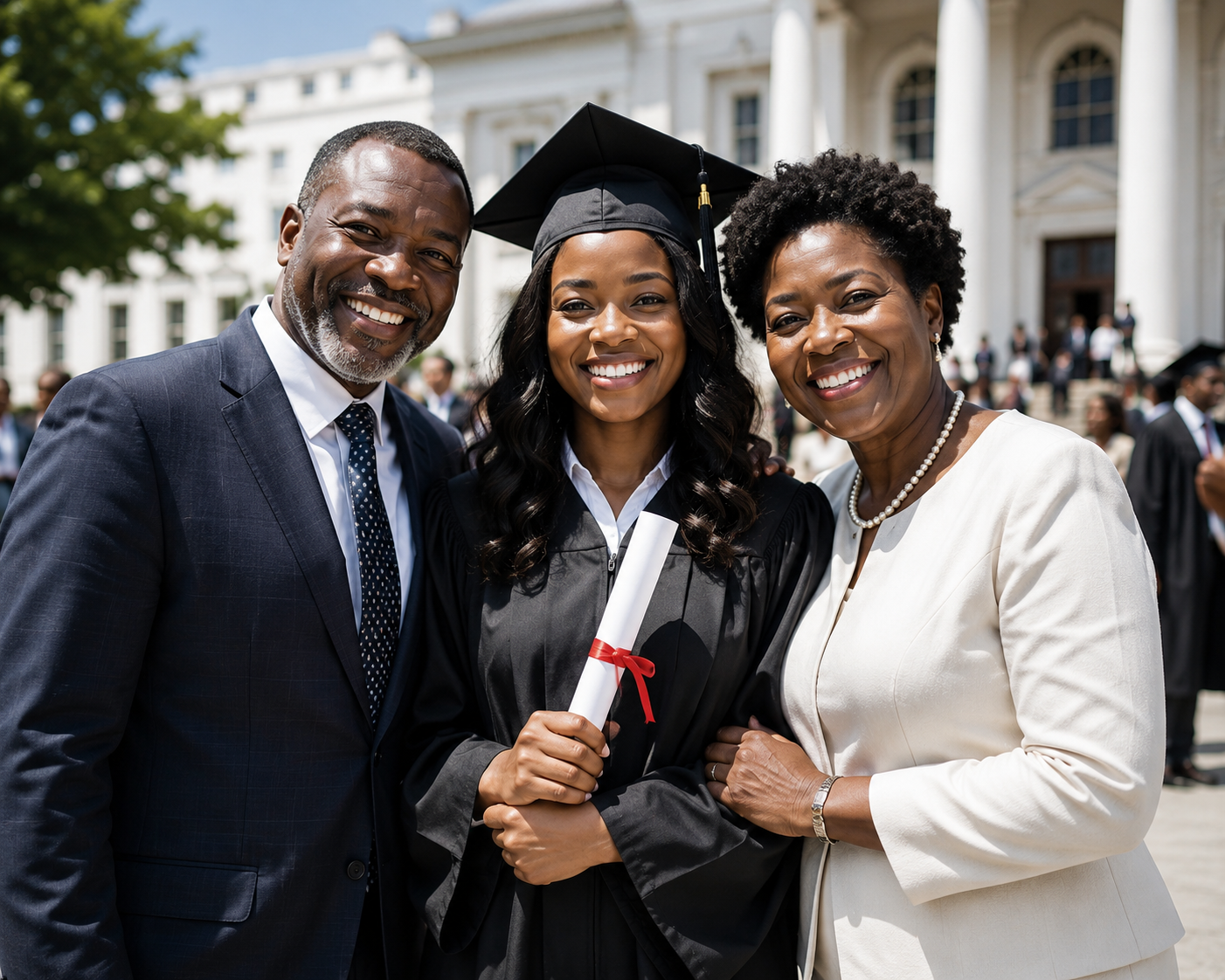 international student graduating